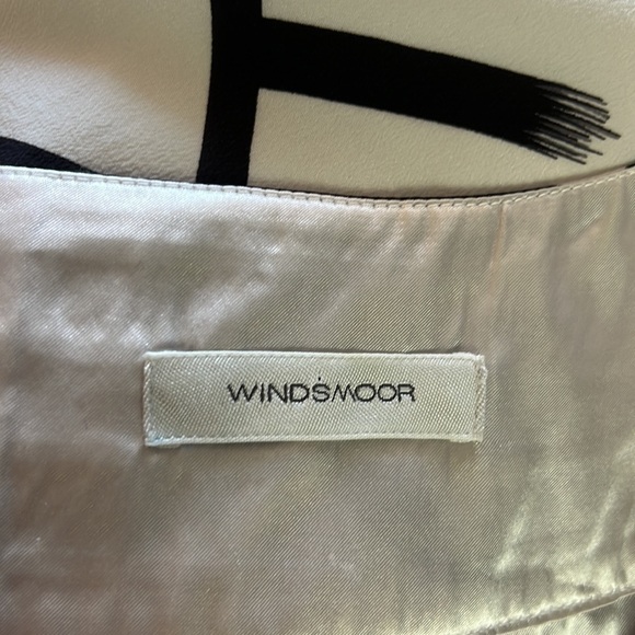 Windsmoor Women’s White/Black Abstract 100% Silk Print Maxi Dress - Picture 11 of 17